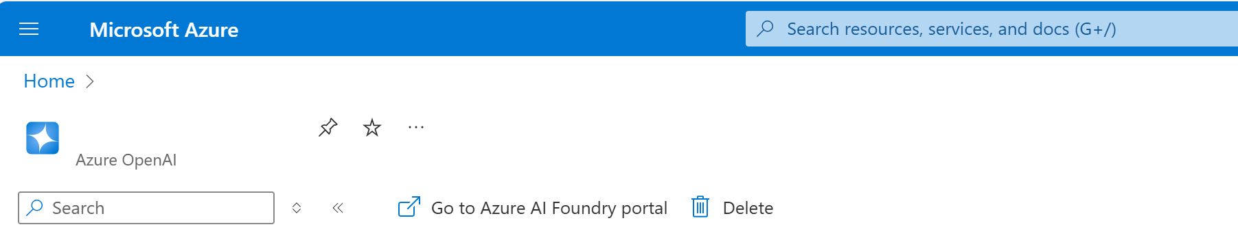 Go to Azure AI Foundry