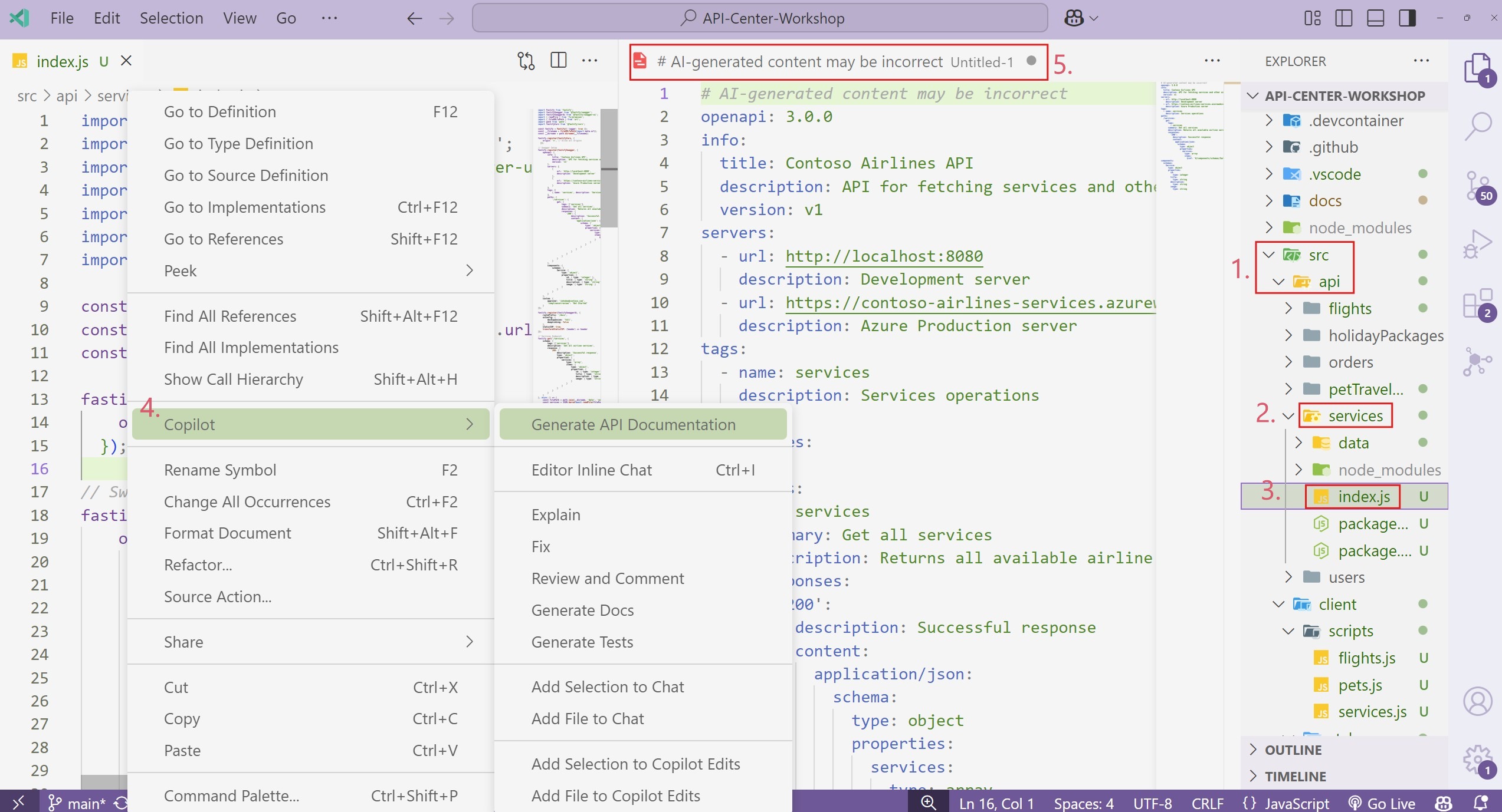 Generate OpenAPI Spec