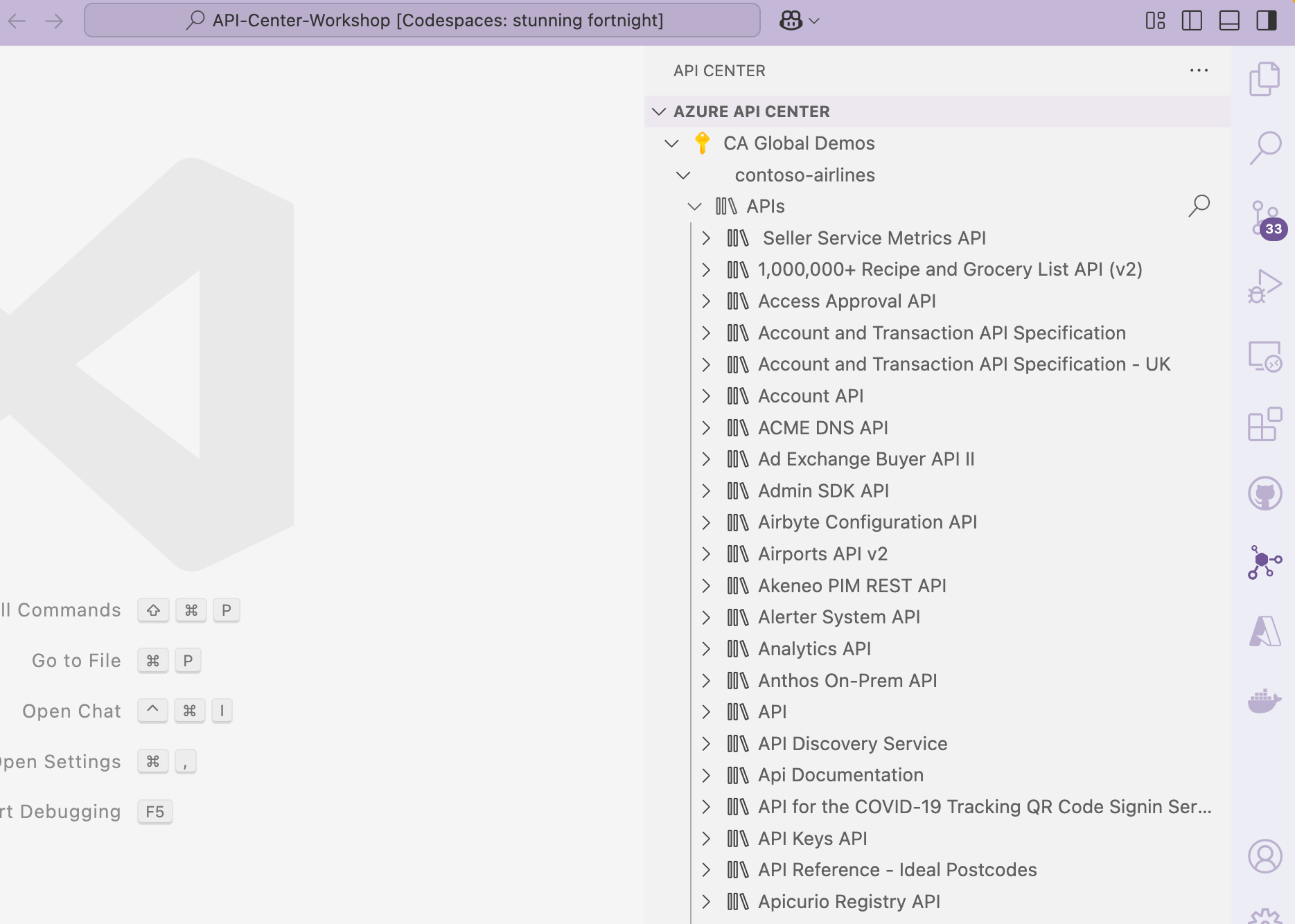 APIs from the linked APIM