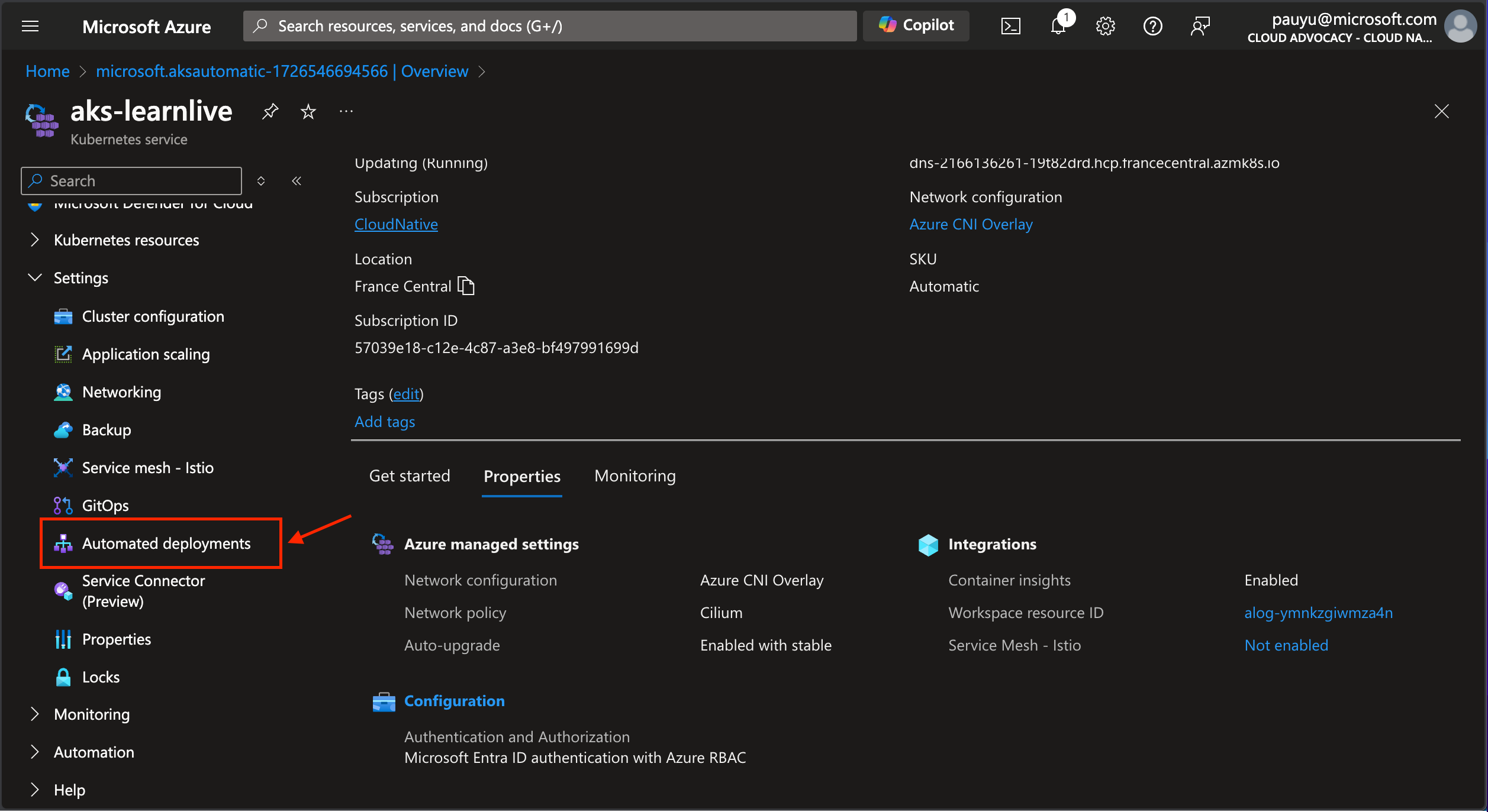 Automated deployments