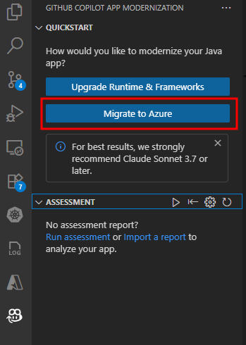 App Modernization Extension Interface