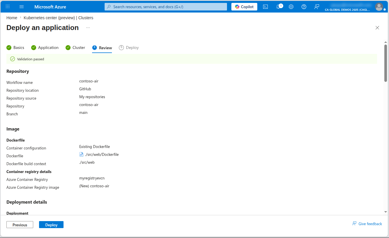 Automated Deployment configuration review