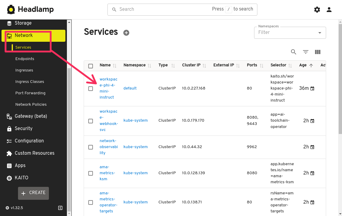 workspace service