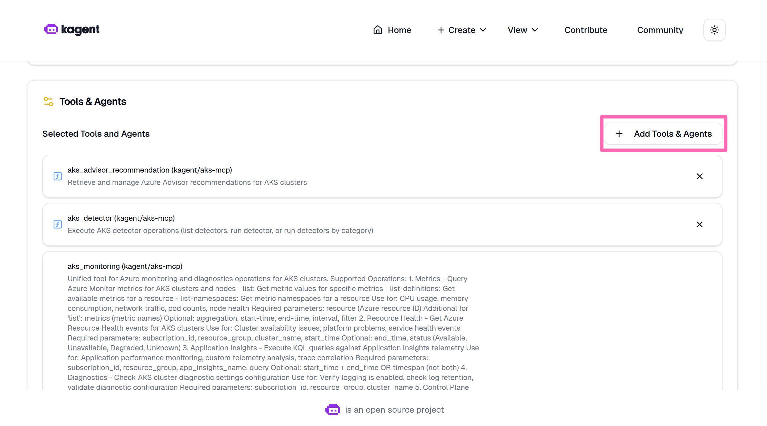 Add tools and agents to aks-agent